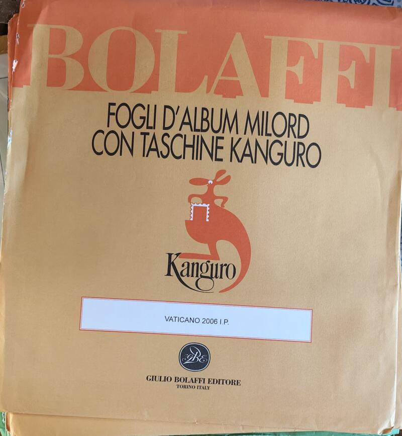 Bolaffi Fogli album Milord Vaticano IP Anno 2006