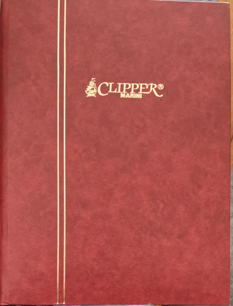 Classificatore Marini Clipper 16 pagine a fondo bianco con divisione