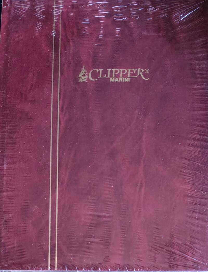Classificatore Marini Clipper 24 pagine a fondo bianco senza divisione