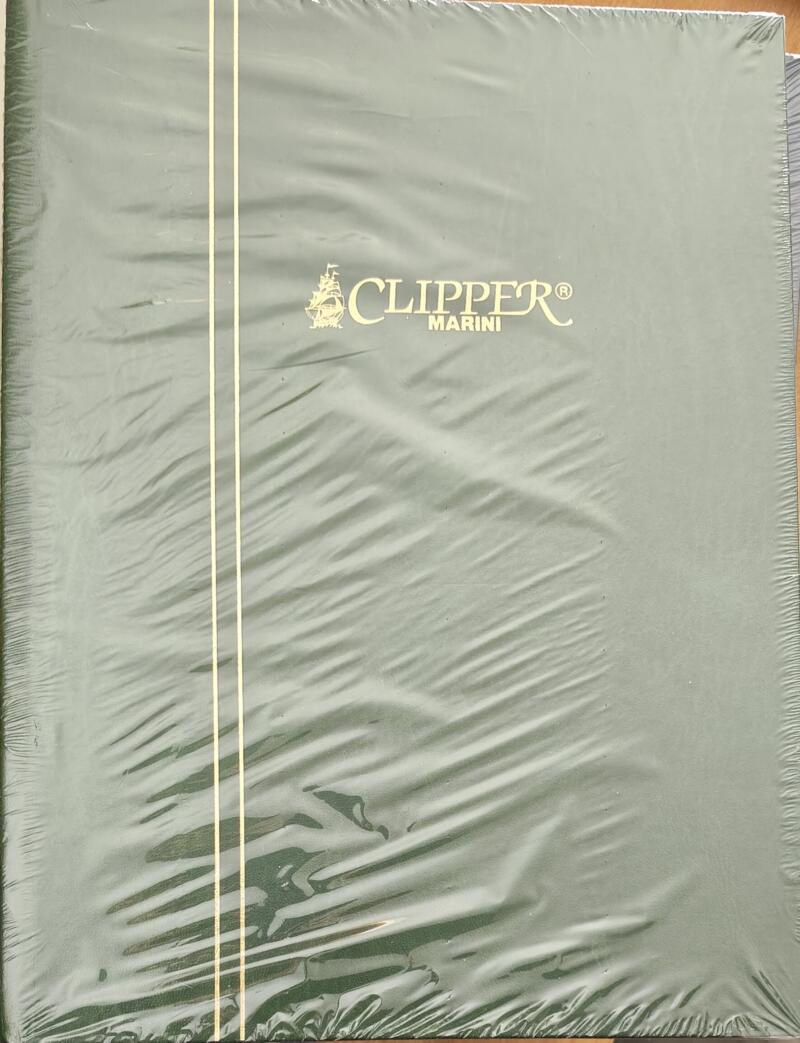 Classificatore Marini Clipper 24 pagine a fondo bianco senza divisione