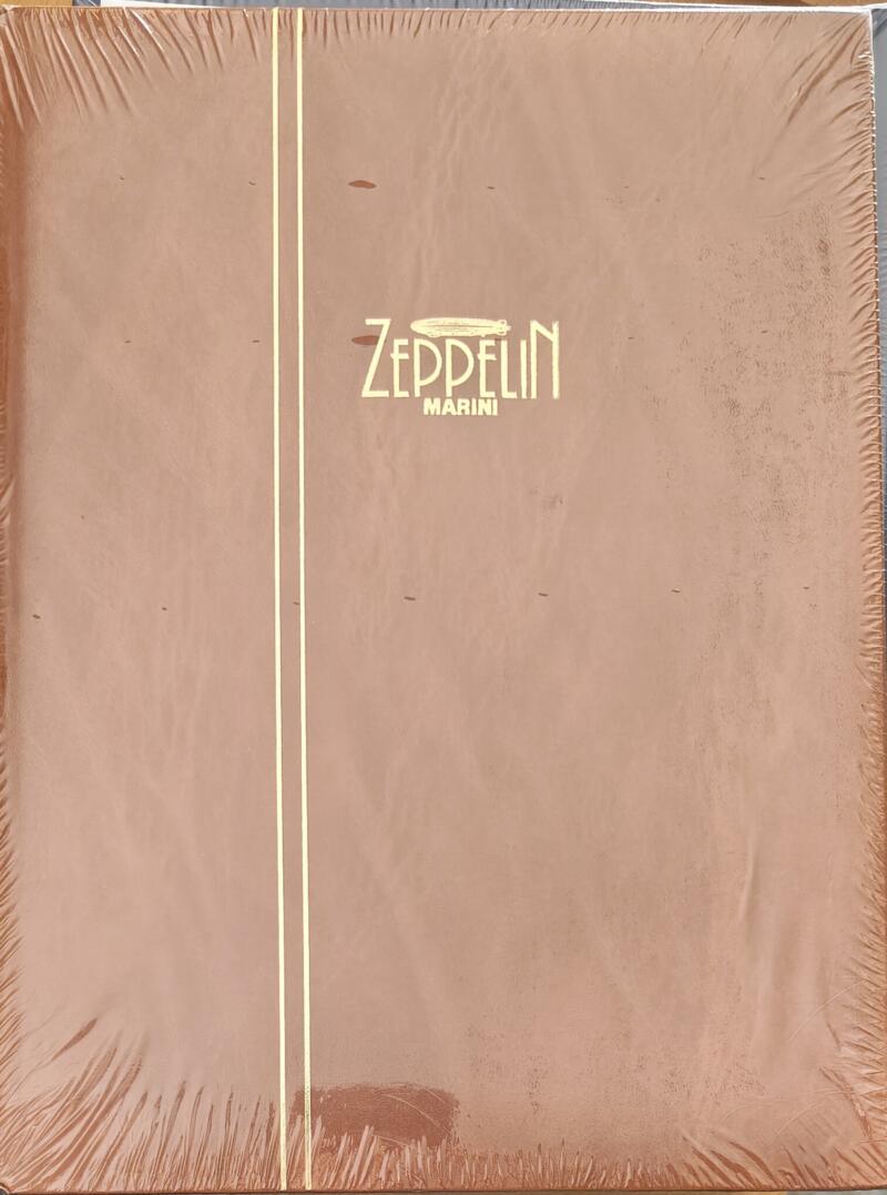 Classificatore Marini Zeppelin 12 pagine a fondo bianco con divisione