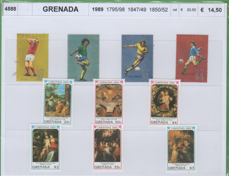 Francobolli Grenada Anno 1989 Varie emissioni