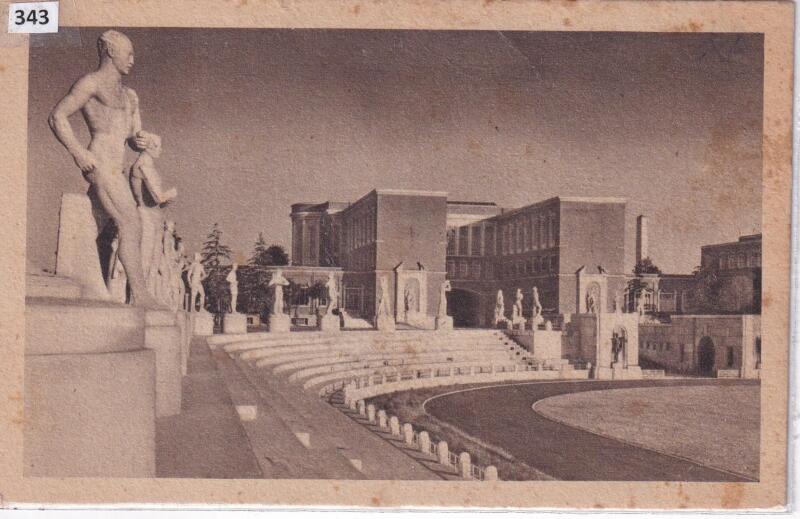 Cartolina illustrata Roma Foro Italico