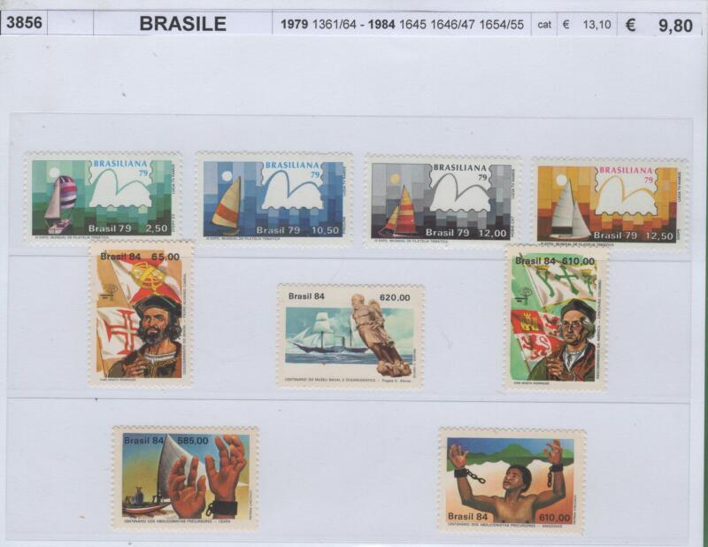 Francobolli Brasile Anni 1979-1984 Varie emissioni