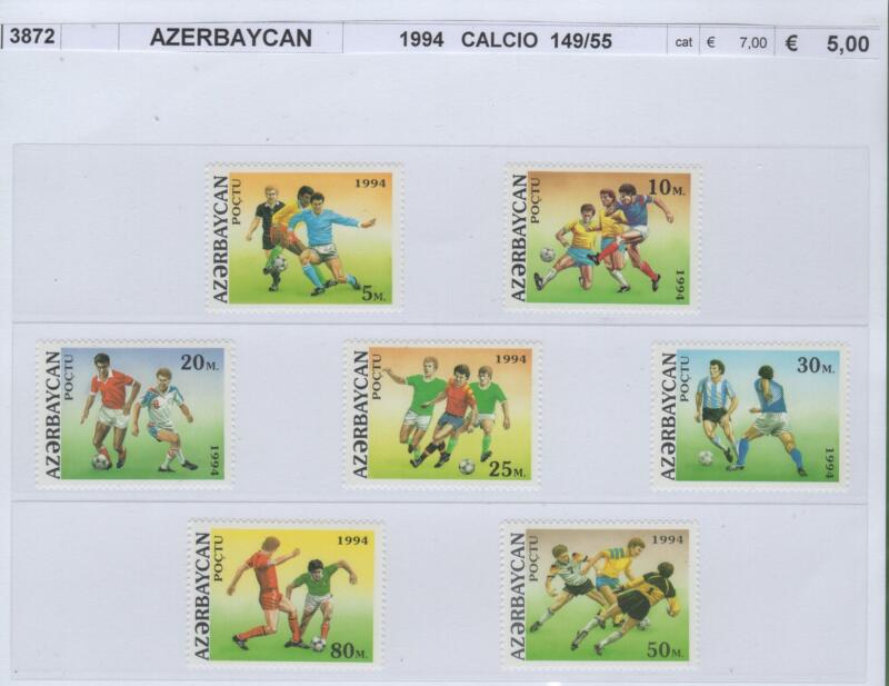 Francobolli Azerbaigian Anno 1994 Calcio