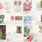 Buste Primo Giorno Italia Anno 1976 Annata completa con espresso Cavalli L. 300