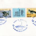 Annulli filatelici speciali Crociera Amerigo Vespucci Anno 1978 Box ufficiale composto da 16 buste affrancate 1 aerogramma speciale e 1 cartoncino con la serie nuova