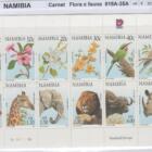 Carnet Francobolli Namibia Anno 1997 Flora e fauna