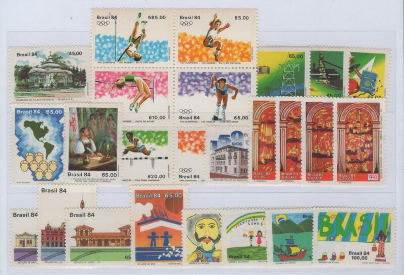 Francobolli Brasile Anno 1984 Varie emissioni