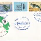 Annulli filatelici speciali Crociera Amerigo Vespucci Anno 1978 Box ufficiale composto da 16 buste affrancate 1 aerogramma speciale e 1 cartoncino con la serie nuova