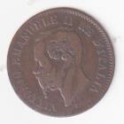Moneta Italia Vittorio Emanuele II Anno 1861 Centesimi 2 zecca Napoli