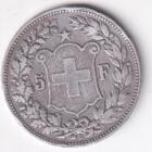 Moneta Svizzera Anno 1892 Franchi 5
