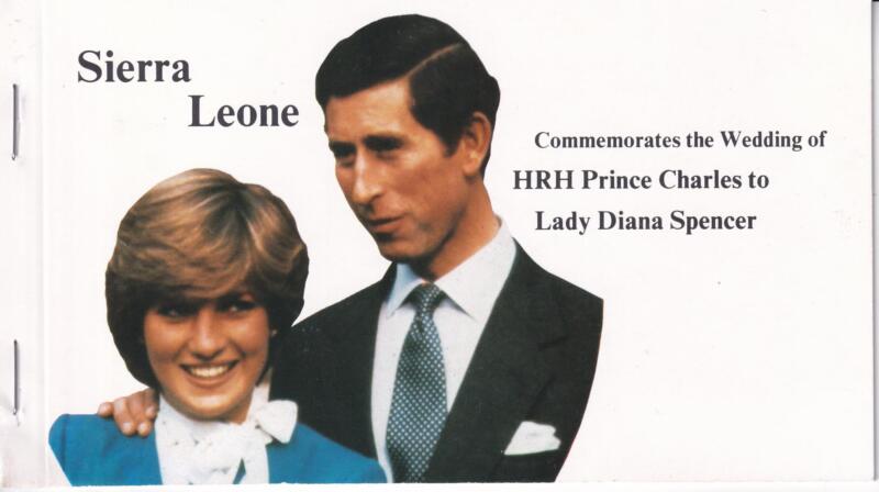Libretto Sierra Leone Anno 1981 Nozze Principe Carlo e Lady Diana