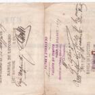 Pagherò cambiario Buono Per Lire 1000 emesso a Livorno il 12 maggio 1879 a data 27 agosto 1879