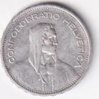 Moneta Svizzera Anno 1933 Franchi 5