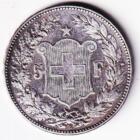 Moneta Svizzera Anno 1908 Franchi 5