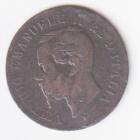 Moneta Italia Vittorio Emanuele II Anno 1867 Centesimi 2 zecca Milano