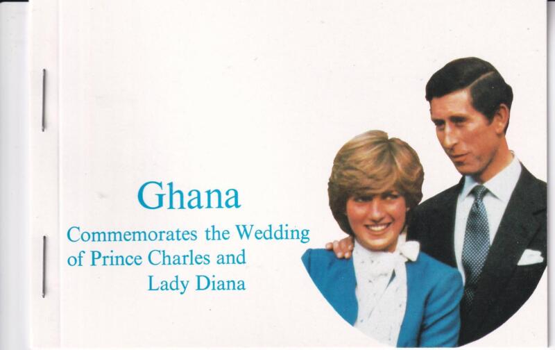 Libretto Ghana Anno 1981 Nozze Principe Carlo e Lady Diana