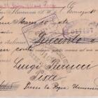 Lettera di cambio emessa dalla ditta MAX KOBERNE a Roda-Ilmenau il 1 Gennaio 1910 B.P.L. 200