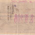 Lettera di cambio n. 42684 emessa a Genova il 17 maggio 1898 al 17 settembre 1898 B.P. Lit. 294,85