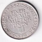 Moneta Svizzera Anno 1939 Tiri Federali Lucerna