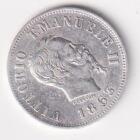 Moneta del Regno d'Italia Vittorio Emanuele II Anno 1863 Centesimi 50 valore zecca Milano argento