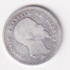 Moneta Regno di Vittorio Emanuele II re eletto d'Italia Anno 1860 Centesimi 50 zecca Firenze argento