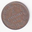 Moneta Italia Regno Umberto I Anno 1897 Centesimi 2 Zecca Roma