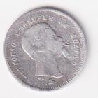 Moneta Regno di Vittorio Emanuele II re eletto d'Italia Anno 1860 Centesimi 50 zecca Firenze argento