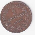 Moneta Italia Regno Umberto I Anno 1898 Centesimi, 2 zecca Roma