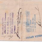 Prima di cambio emessa dalla Ditta ADOLF SCHWEICKHHARDT il 5 maggio 1914 per 18,80 Franchi oro