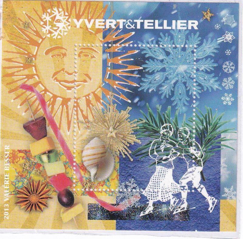 Foglietto Emesso nel 2013 da Yvert & Tellier per l'emissione nuovi cataloghi