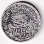 Moneta Repubblica de Brasile dell'anno 1913 da Reis 1.000 argento