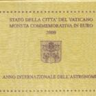 Moneta emessa dallo stato della Città del Vaticano Anno 2009 da Euro 2,00 dedicata all'Astronomia in confezione originale