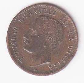 Moneta Italia Regno Vittorio Emanuele III Anno 1903 Centesimi 2 zecca Roma