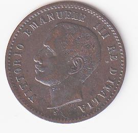 Moneta Italia Regno Vittorio Emanuele III Anno 1905 Centesimi 2 zecca Roma
