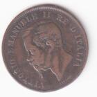 Moneta del Regno d'Italia Vittorio Emanuele II Anno 1862 Centesimi 5 zecca Milano