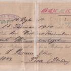 Prima di Cambio emessa da ERNST ROHRBACH & CO. RATHENOW il 10 dicembre 1913 per Marchi 116,70