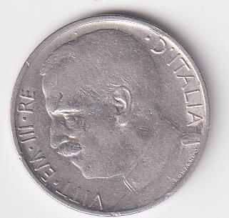 Moneta del Regno d'Italia Vittorio Emanuele III Anno 1920 Centesimi 50 contorno rigato