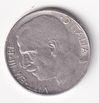 Moneta del Regno d'Italia Vittorio Emanuele III Anno 1920 Centesimi 50 contorno rigato