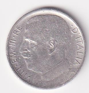 Moneta del Regno d'Italia Vittorio Emanuele III Anno 1920 Centesimi 50 contorno rigato
