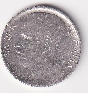 Moneta del Regno d'Italia Vittorio Emanuele III Anno 1920 Centesimi 50 contorno rigato