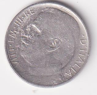 Moneta del Regno d'Italia Vittorio Emanuele III Anno 1920 Centesimi 50 contorno rigato