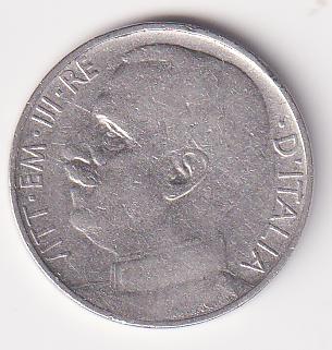 Moneta del Regno d'Italia Vittorio Emanuele III Anno 1920 Centesimi 50 contorno liscio