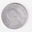 Moneta Regno d'Italia Vittorio Emanuele II Anno 1863 Centesimi 50 zecca M Bn Milano valore