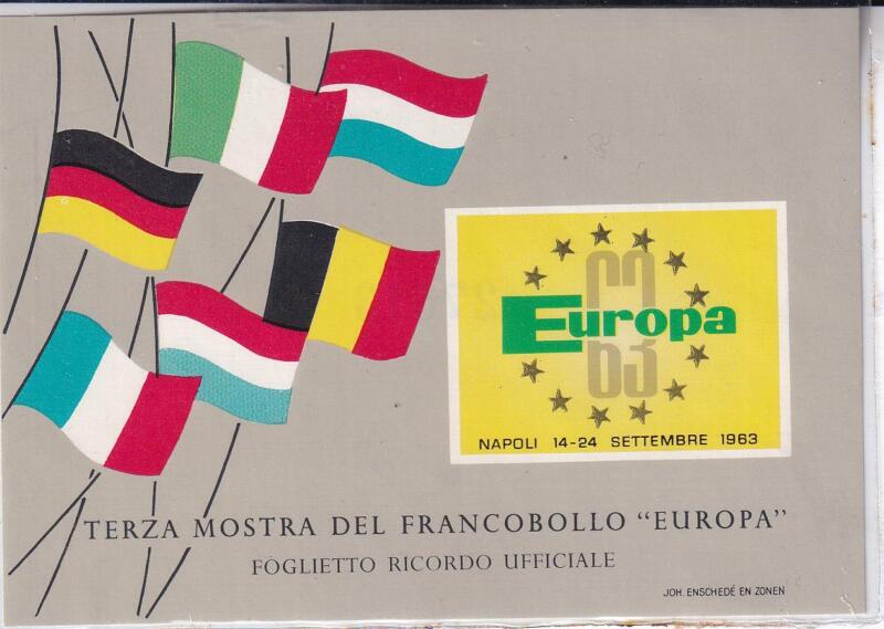 Erinnofilo emesso nel 1983 a Napoli per la Terza Mostra Francobollo d'Europa