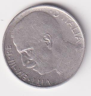 Moneta del Regno d'Italia Vittorio Emanuele III Anno 1921 Centesimi 50 contorno rigato