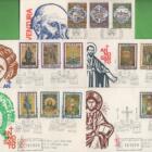 Lotto Buste Primo Giorno Vaticano Anno 1974 Annata completa incluso Posta Aerea