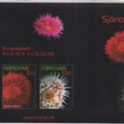 Libretto Faeroer Anno 2012 Fauna marina Anemoni di mare