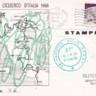 N. 22 cartoline del 51esimo Giro d'Italia Anno 1968 numerate per tappa con annulli filatelici speciali per ogni tappa